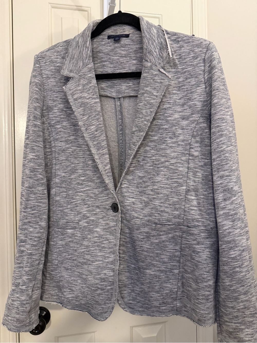 Tommy Hilfiger Heather Gray Knit Blazer